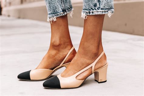 chanel sling backs